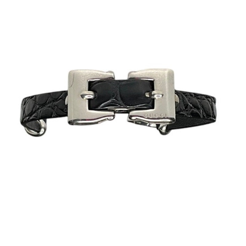 Gucci Leather Bow Bracelet