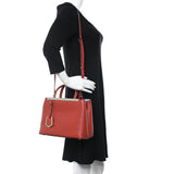 Fendi Red Leather Mini 2jours Tote - Clairely Amazing