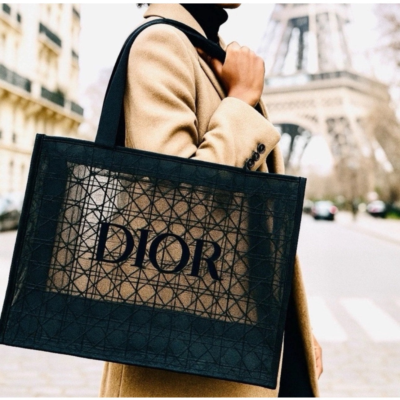 Dior Beauty Black Mesh Tote Bag – (GWP)
