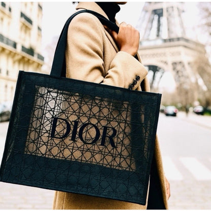 Dior Beauty Black Mesh Tote Bag – (GWP)