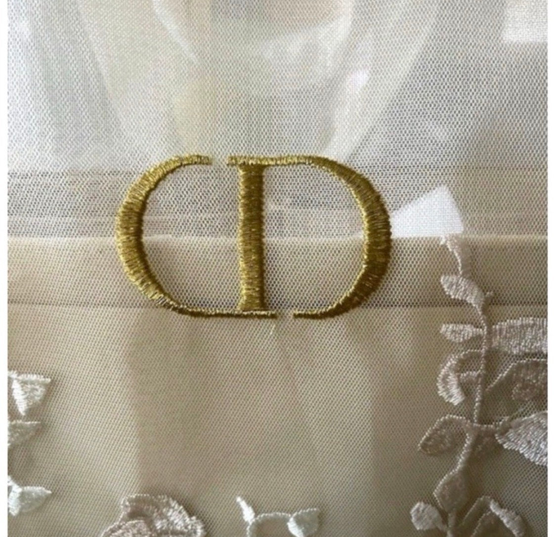 DIOR Mesh Embroidered Butterfly Tote Bag – GWP Exclusive