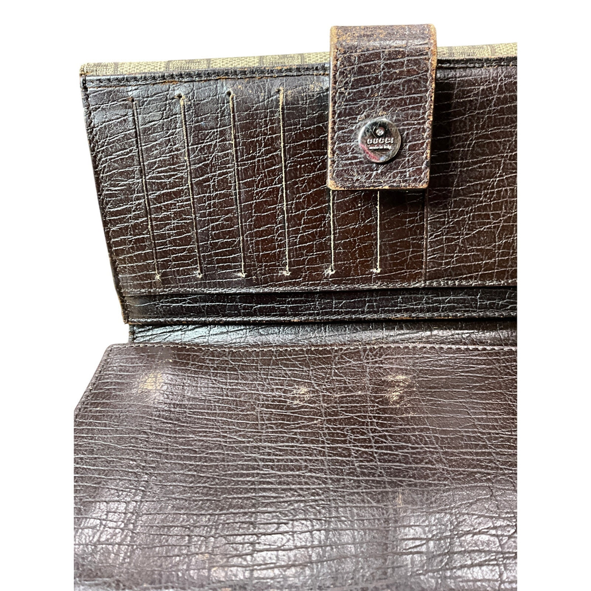 Authentic GUCCI Vintage GG Supreme Continental Wallet