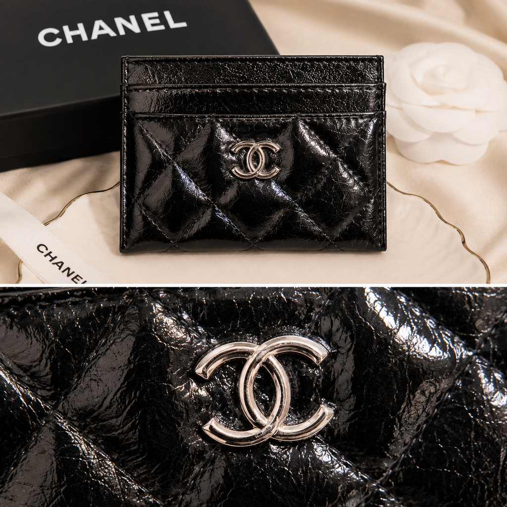 Chanel Beaute GWP Leather Card Holder – Multiple Logo Designs