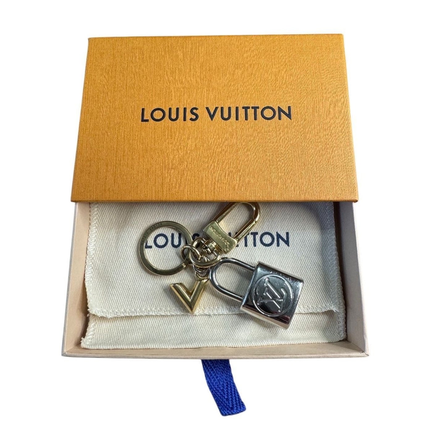 Louis Vuitton  Kaleido V Padlock Keychain / Bag Charm