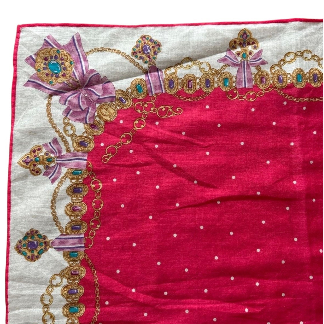 Burberry Pink Silk Pocket Square