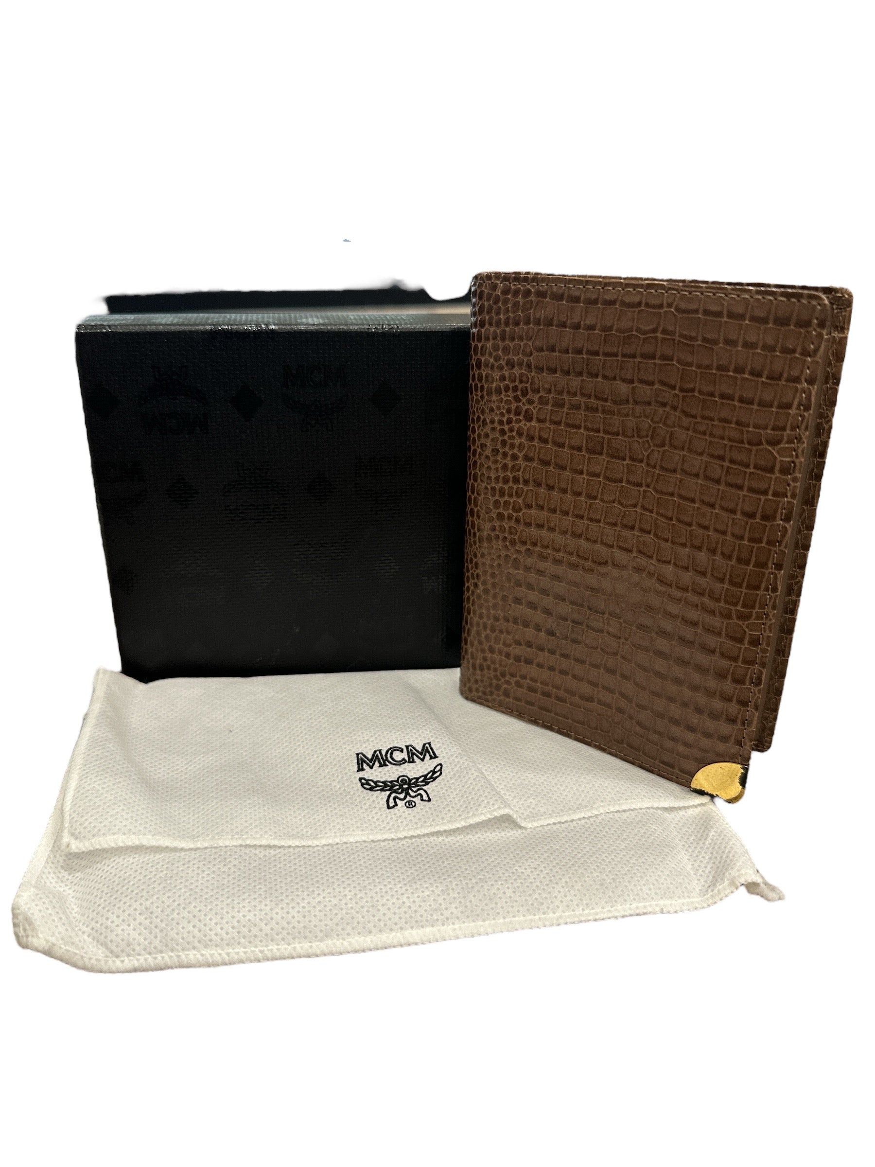 MCM Croc Embossed Wallet - Clairely Amazing
