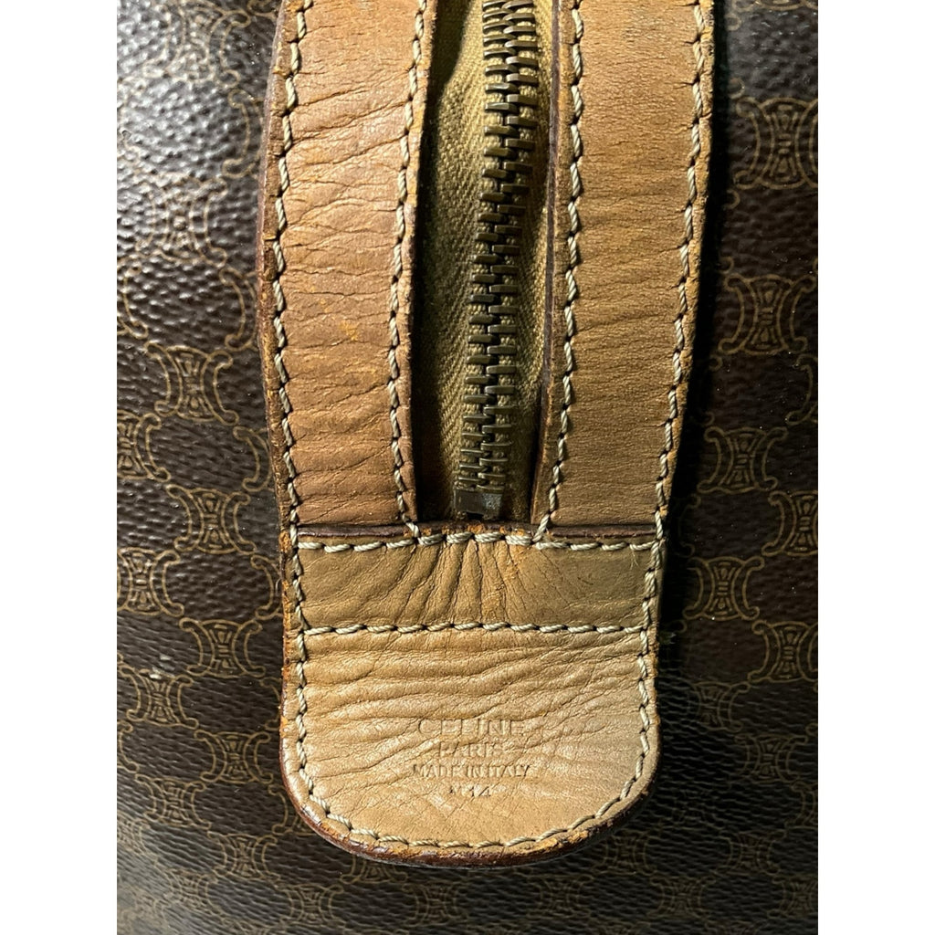 Authentic Celine Macadam Boston Bag