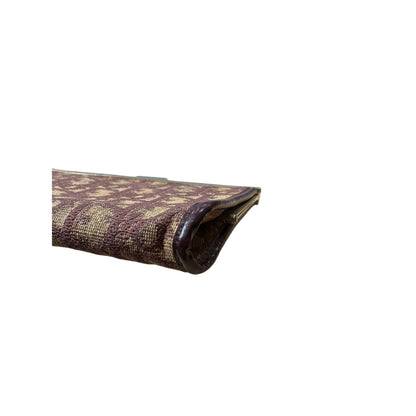 Brown textured fabric roll on a white background