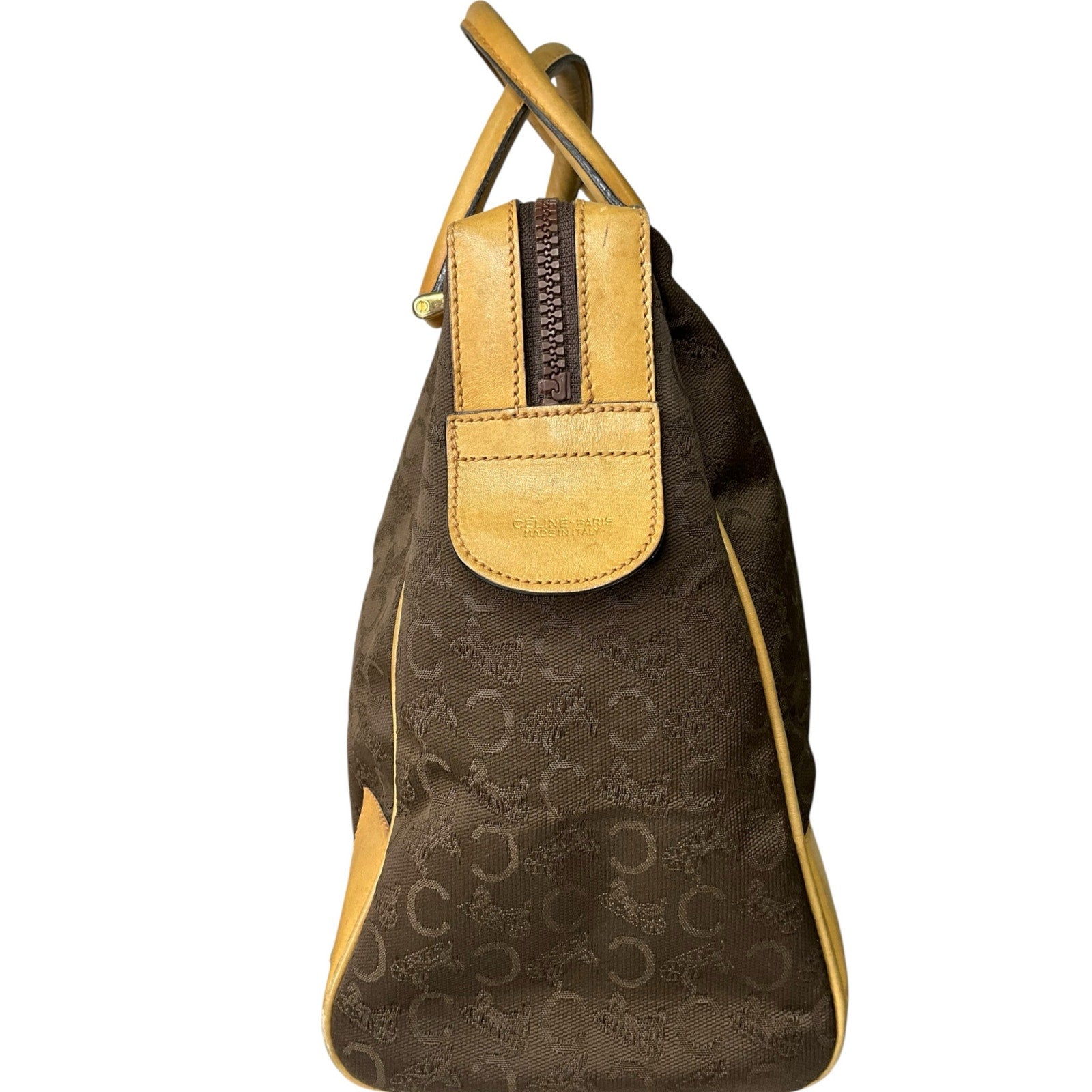 Authentic Celine Boston Bag - Brown