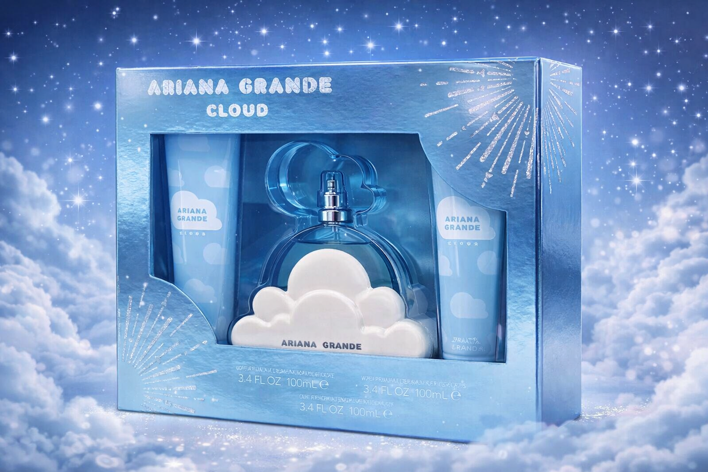 Ariana Grande Cloud Eau de Parfum 3-Piece Gift Set (100ml + Body Care)