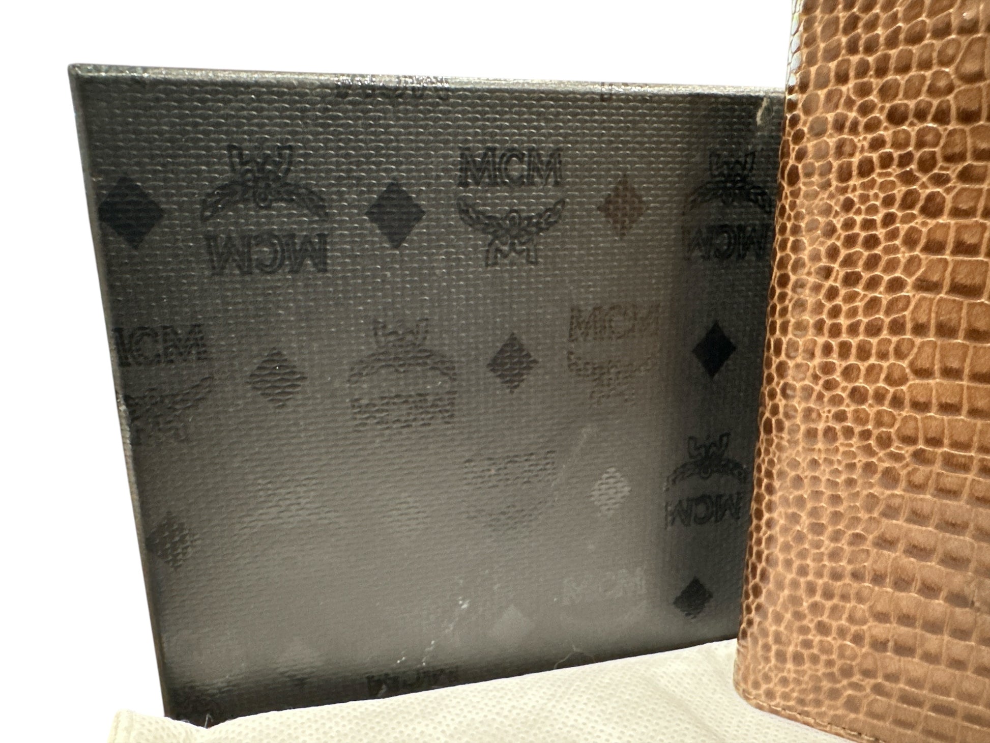 MCM Croc Embossed Wallet - Clairely Amazing