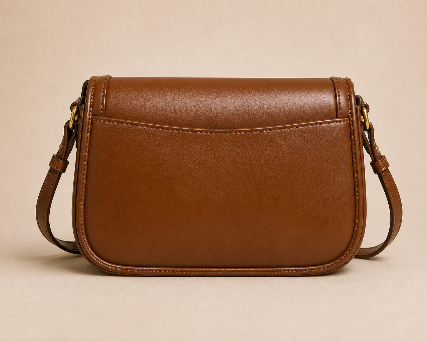 💎 Premium Fashion Shoulder Bag – Caramel Brown