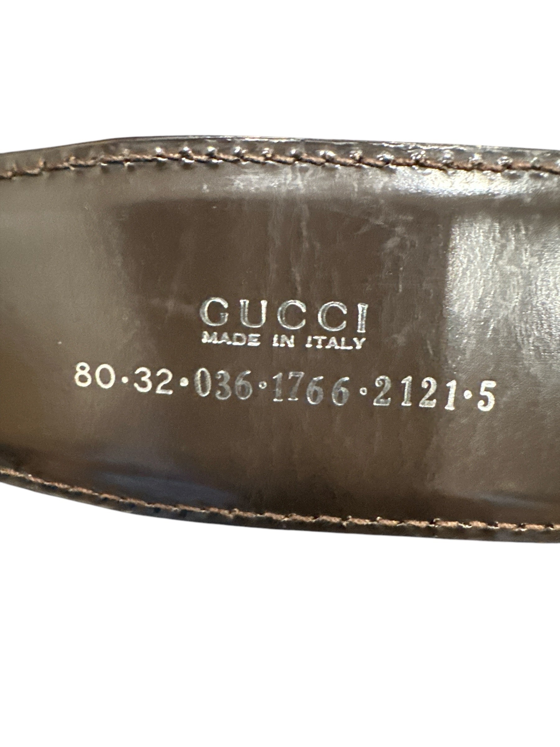 Gucci GG interlocking Silver Buckle Belt - Clairely Amazing