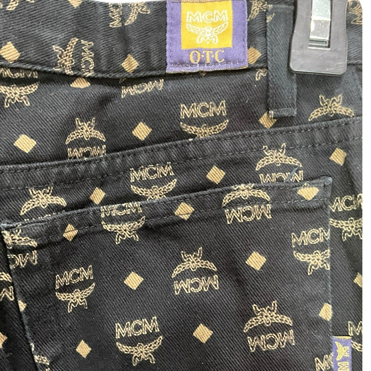 Vintage MCM Jeans Logo Monogram