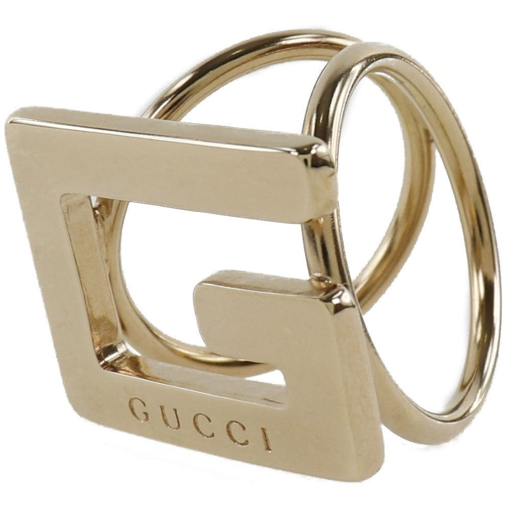 Gucci G logo gold plating gold ladies scarf ring
