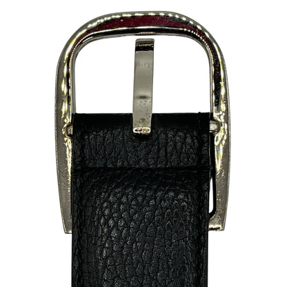 Gucci Black Silver Belt