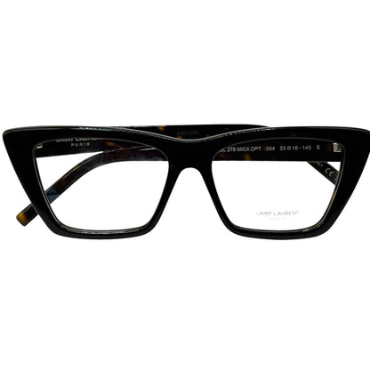 Saint Laurent Havana Tortoiseshell Prescription Eyeglasses