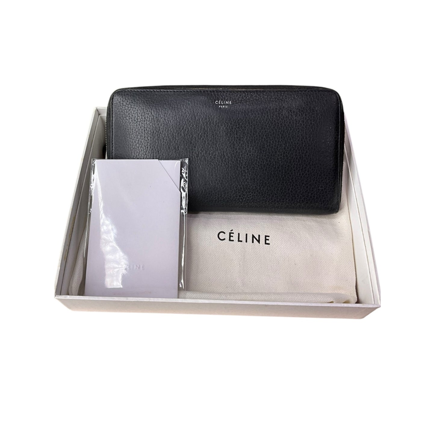 Celine Black Calfskin Wallet