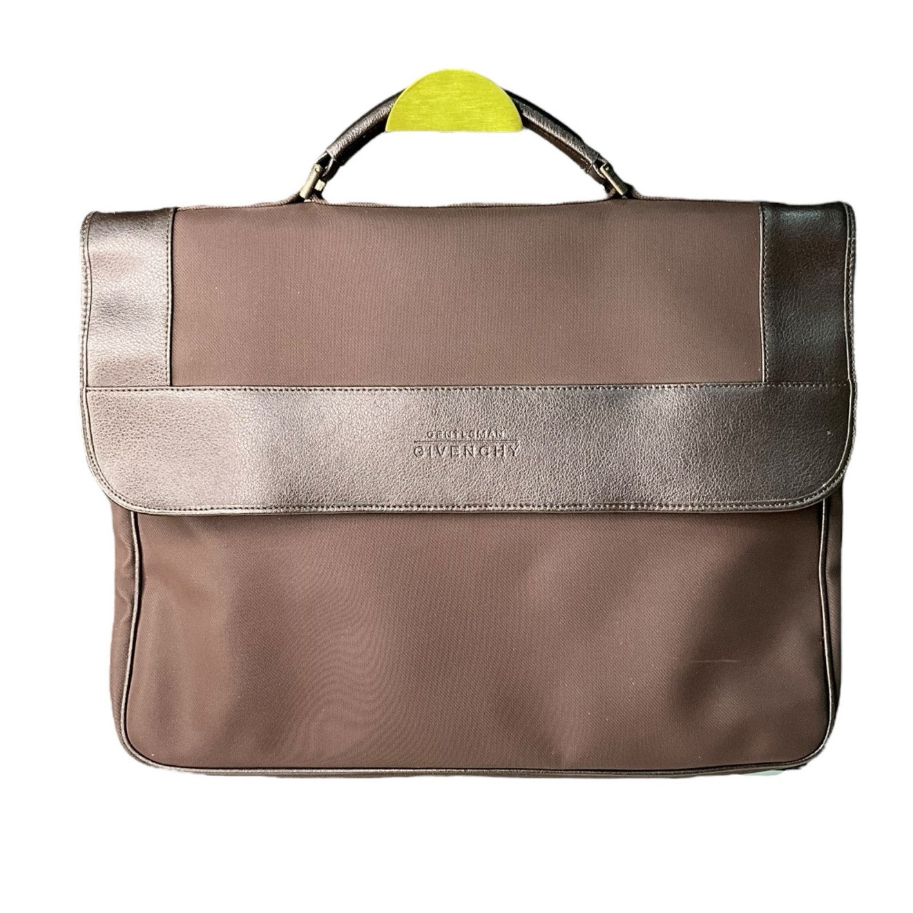 Givenchy Brown Leather Laptop Case