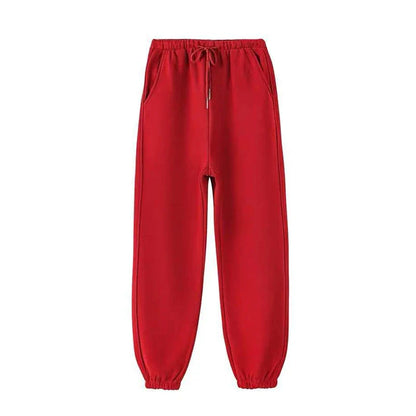 Fleece harem joggers