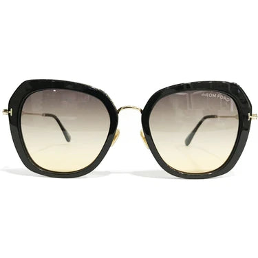 Tom Ford Virginia Women's Black/Rose Gold/Grad Smoke