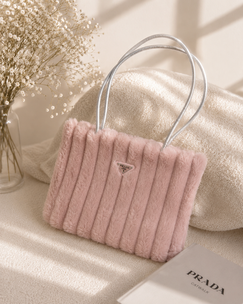 Faux Fur Tote Bag – GWP Edition ✨