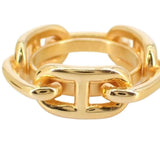 Hermes Gold-Plated “Regate” Scarf Ring - Clairely Amazing