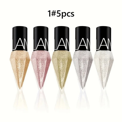 5-Piece Shimmering Liquid Eyeliner Set