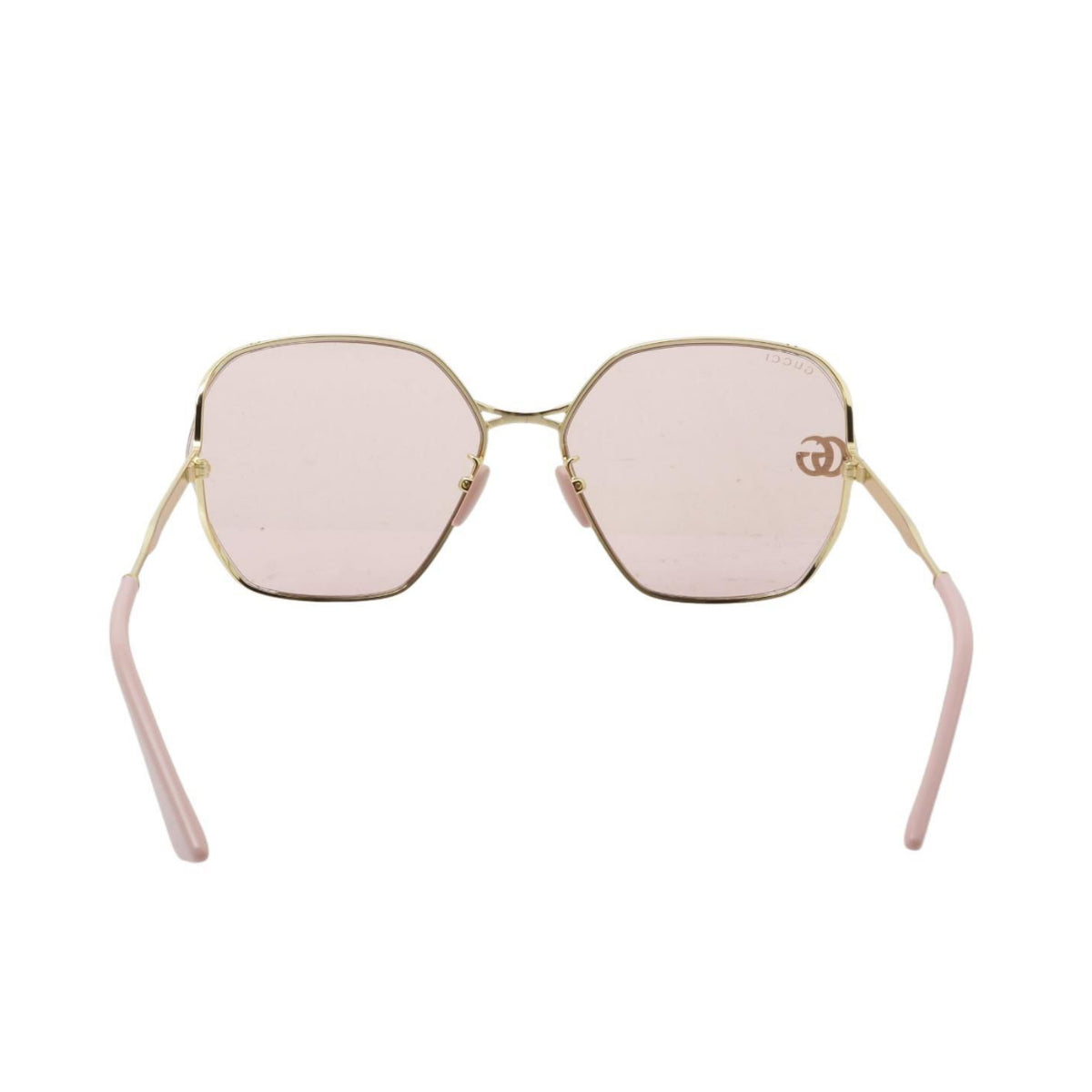 Gucci Gold Pink Sunglasses - Clairely Amazing