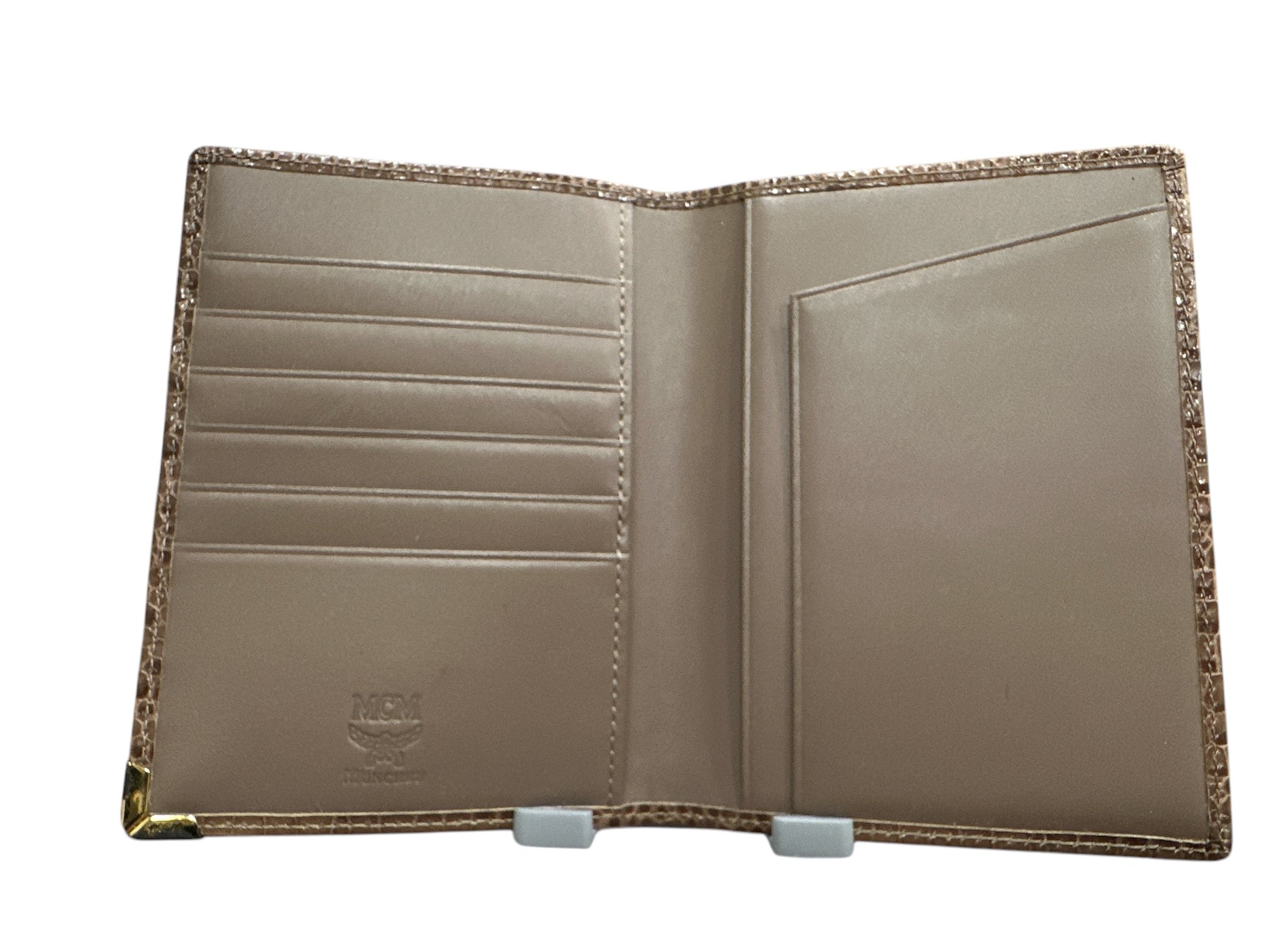 MCM Croc Embossed Wallet - Clairely Amazing
