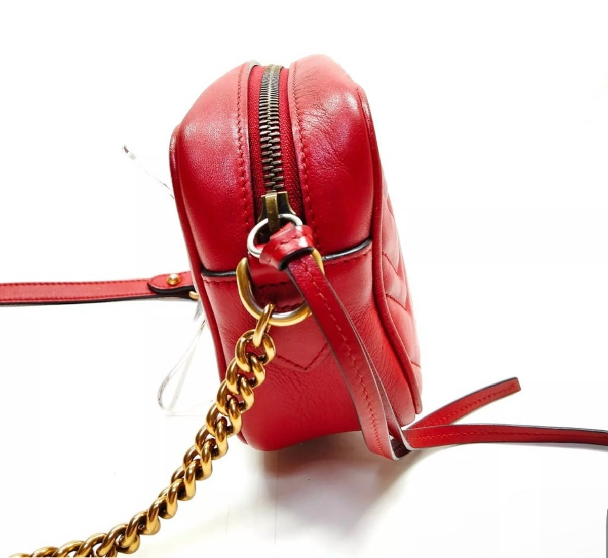 Gucci Marmont Crossbody Bag Red - Clairely Amazing