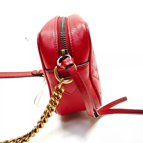 Gucci Marmont Crossbody Bag Red - Clairely Amazing