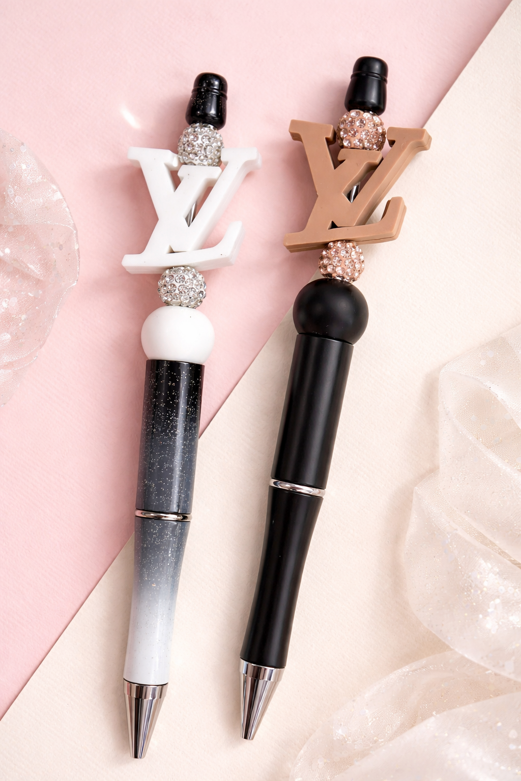 Fashion Designer-Inspired Beaded Pen