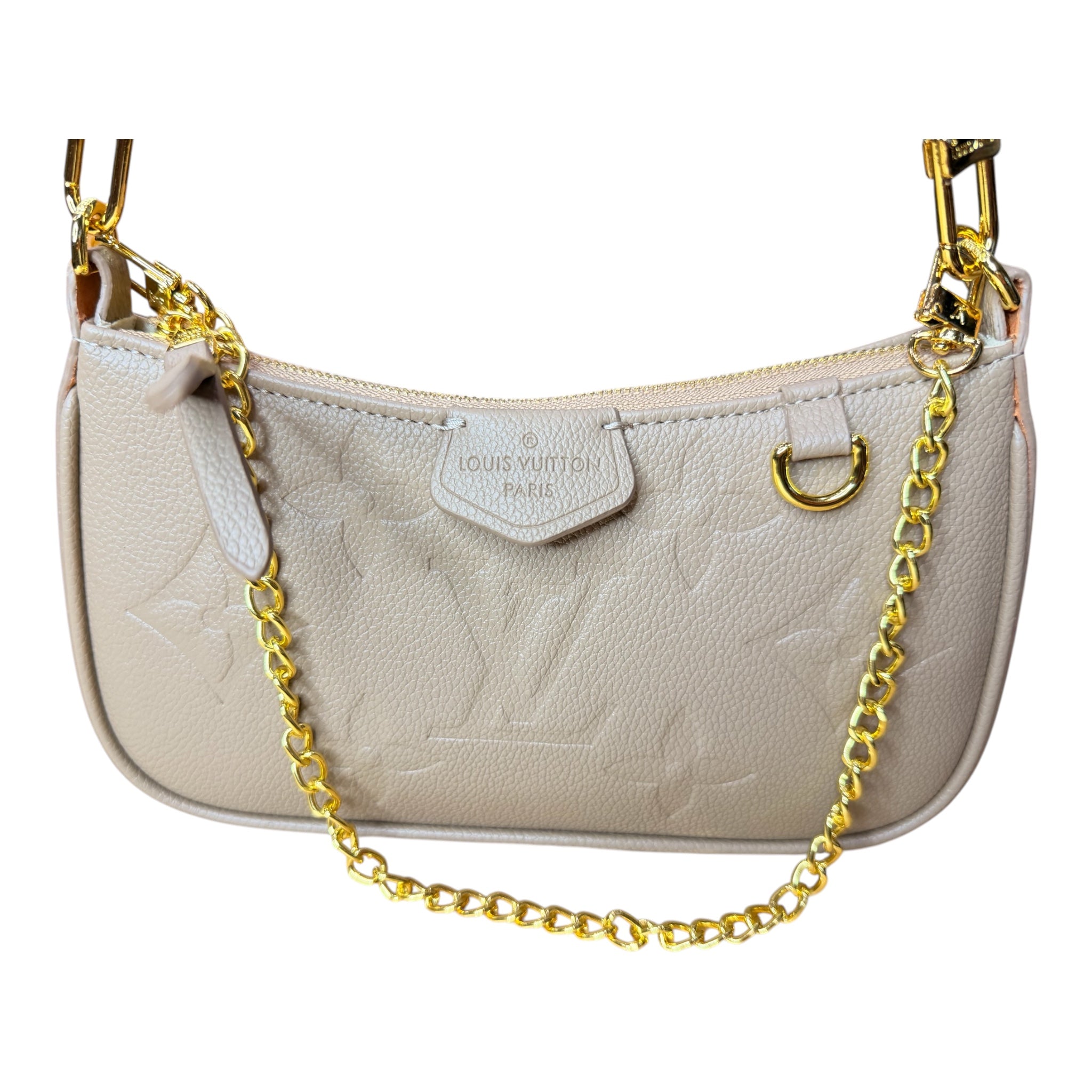 Luxury Monogram Mini Shoulder Bag with Two Interchangeable Straps