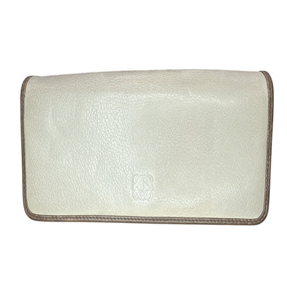 LOEWE Beige/Brown Continental Bi-fold Wallet - Clairely Amazing