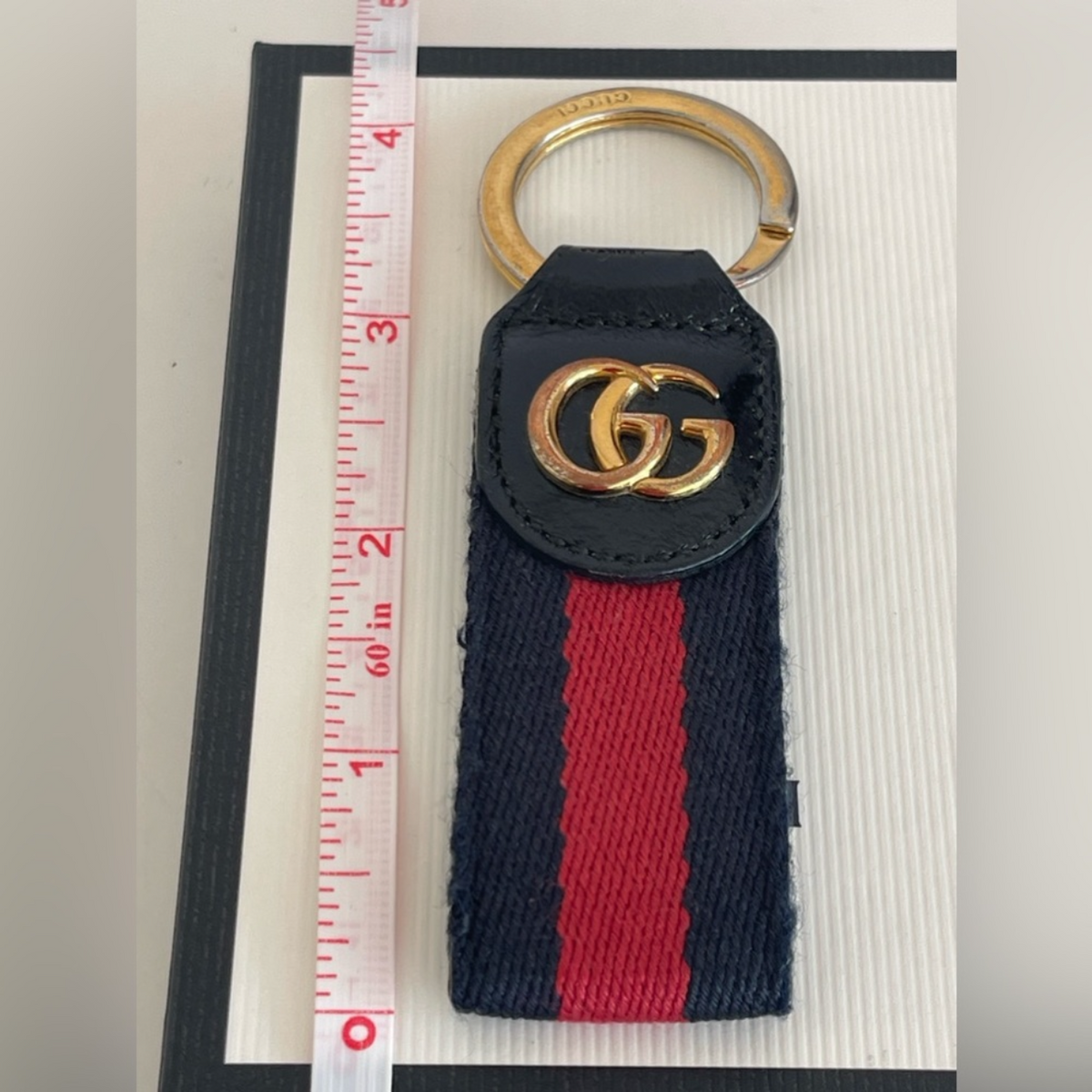 Gucci Ophidia Sherry Line Key Ring/Bag Charm - Clairely Amazing