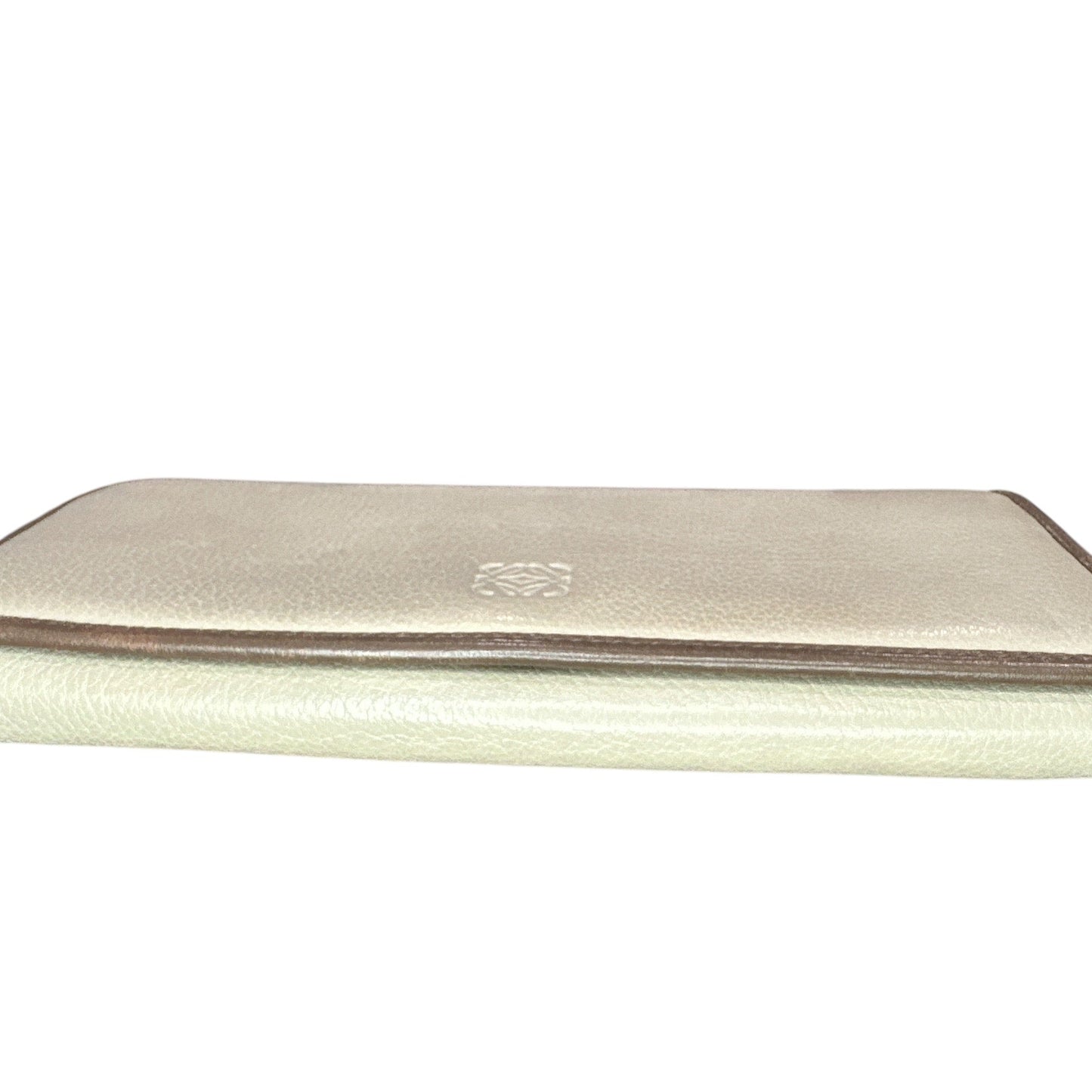 LOEWE Beige/Brown Continental Bi-fold Wallet - Clairely Amazing