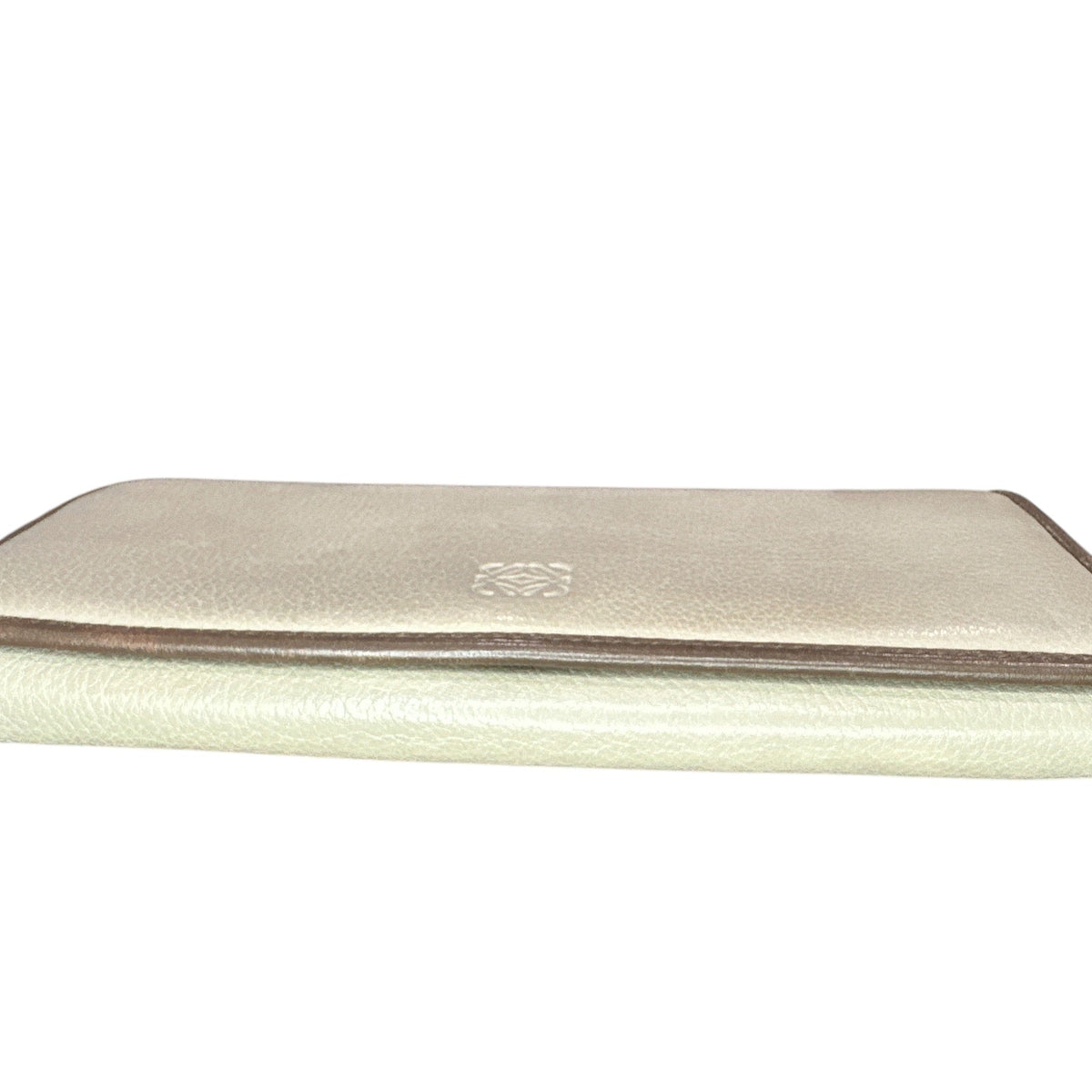 LOEWE Beige/Brown Continental Bi-fold Wallet - Clairely Amazing