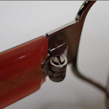 Chanel Vintage Red Sunglasses - Clairely Amazing