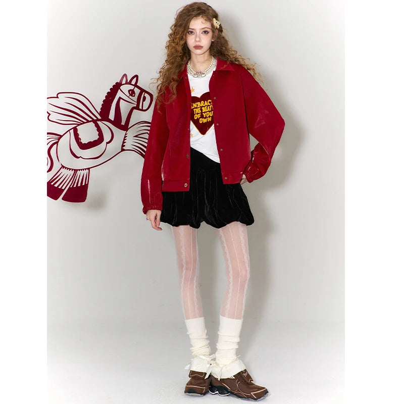 Burgundy Leather Jacket