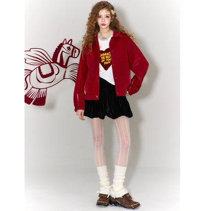 Burgundy Leather Jacket