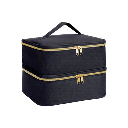 Double Layer Cosmetic Organizer Bag