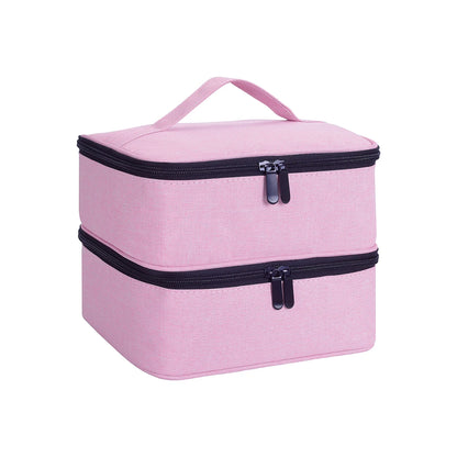 Double Layer Cosmetic Organizer Bag