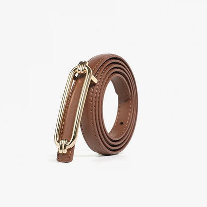Skinny Leather Belt