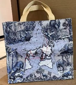 Around The World Canvas Tote Bag