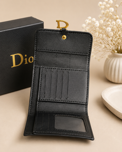 Fashion Compact Jacquard Wallet with Box