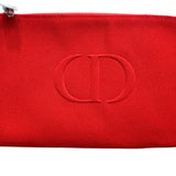 NEW! DIOR Beauty Red Canvas Makeup Bag - Clairely Amazing