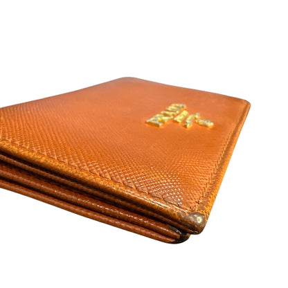 Prada Saffiano leather bifold card case - Clairely Amazing