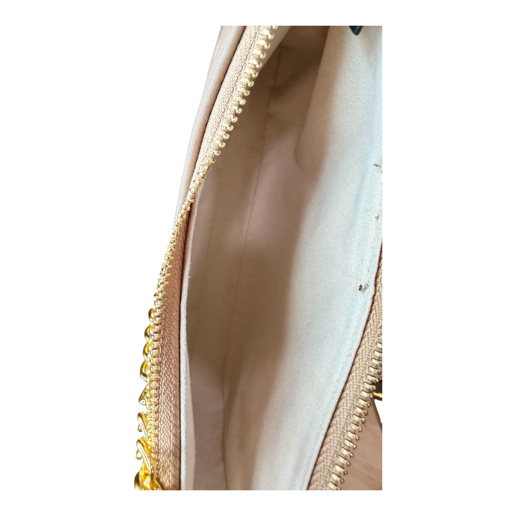 Luxury Monogram Mini Shoulder Bag with Two Interchangeable Straps