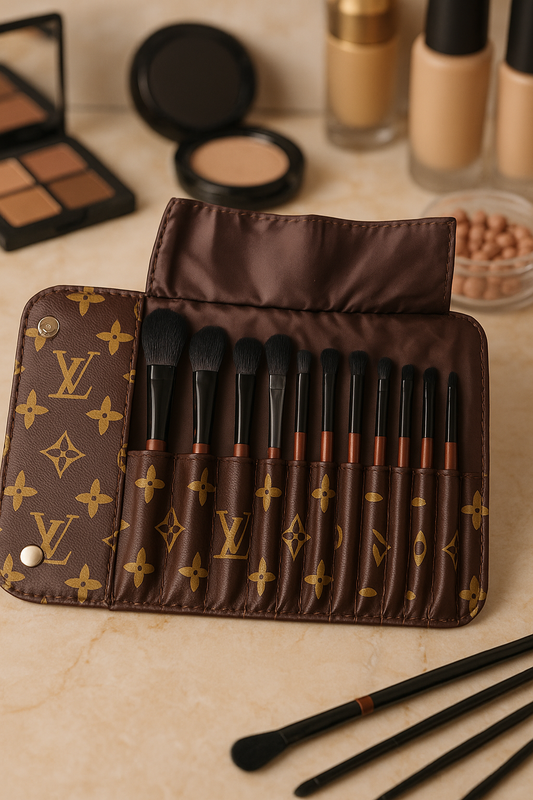 Luxury Makeup Brush Travel Set